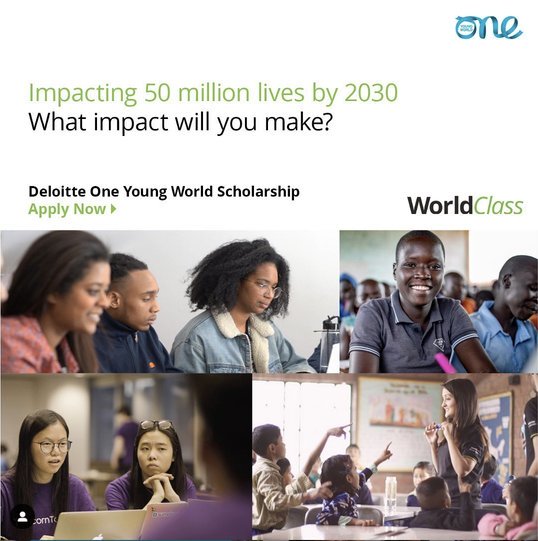 Deloitte - One Young World Scholarship 2020